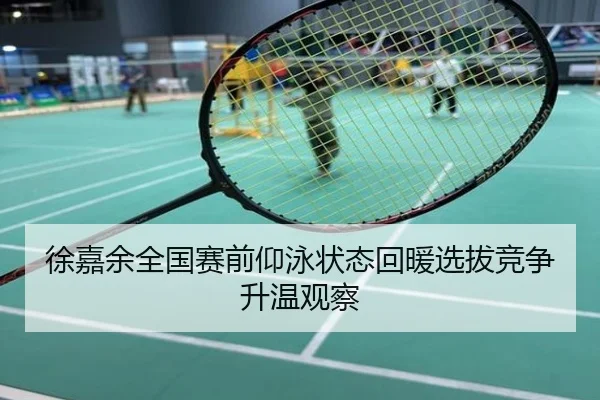 徐嘉余全国赛前仰泳状态回暖选拔竞争升温观察
